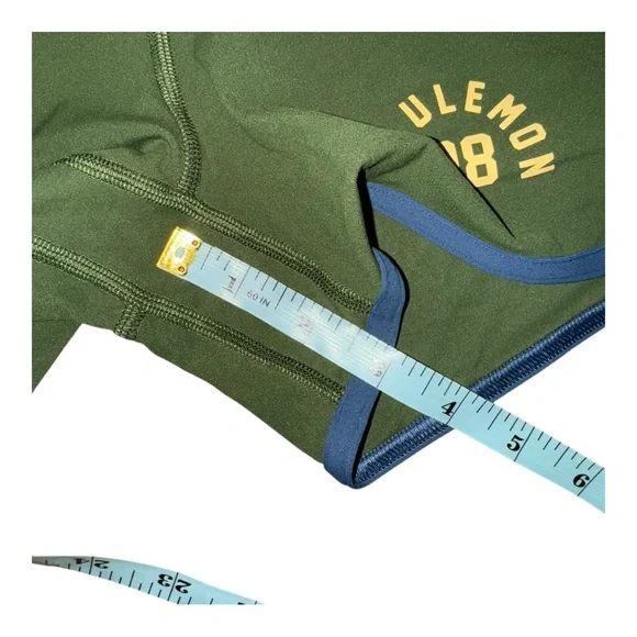 Lululemon Nulu Sporty Trim High-Rise Short 3” London Fog/Blue Twill Sz 8 NWT - Picture 4 of 5